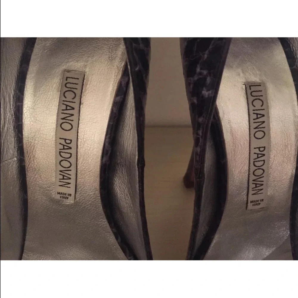 Luciano Padovan Python Pumps - Picture 4 of 6